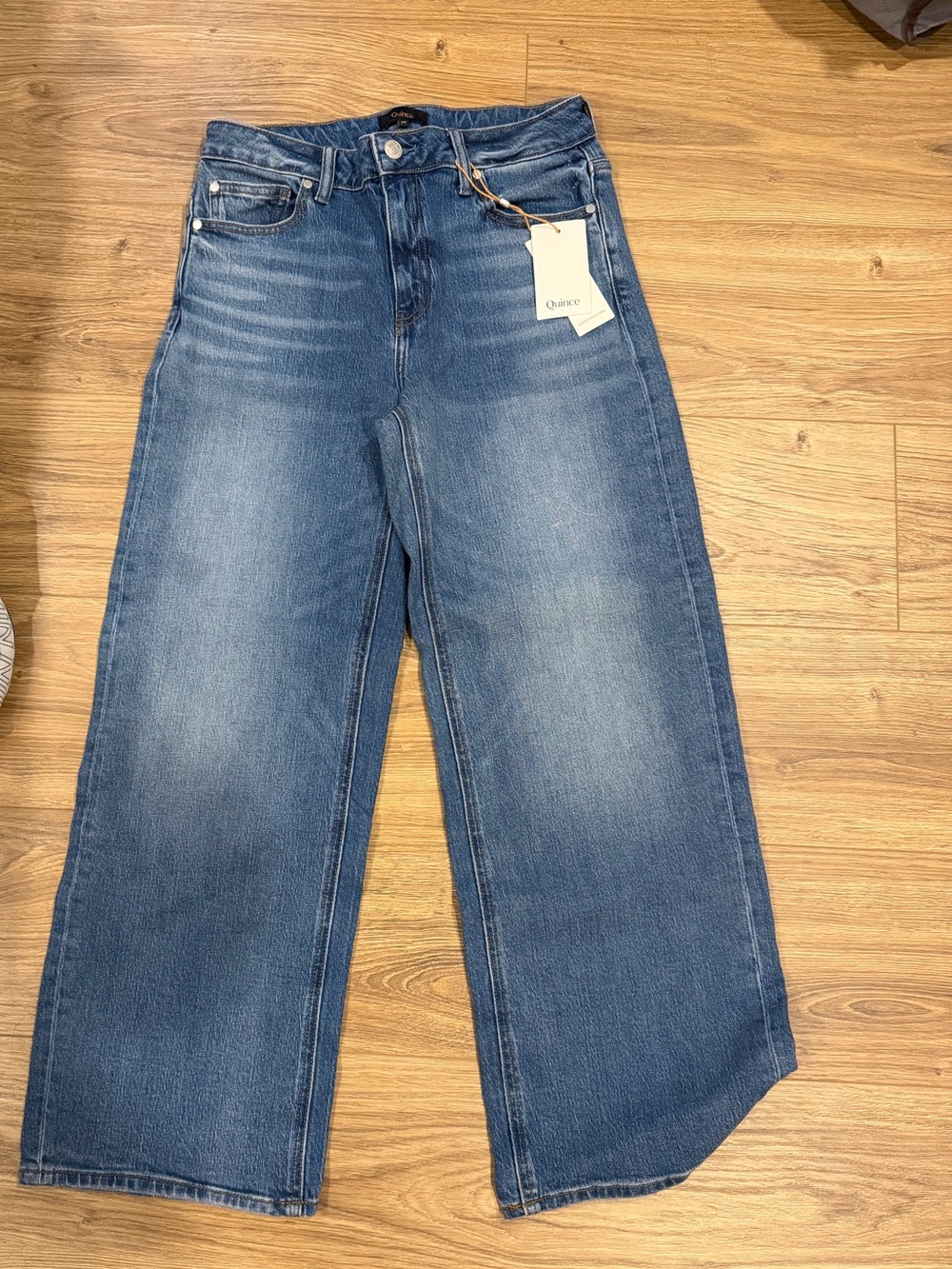 Quince Bella Stretch Relaxed Straight Jeans